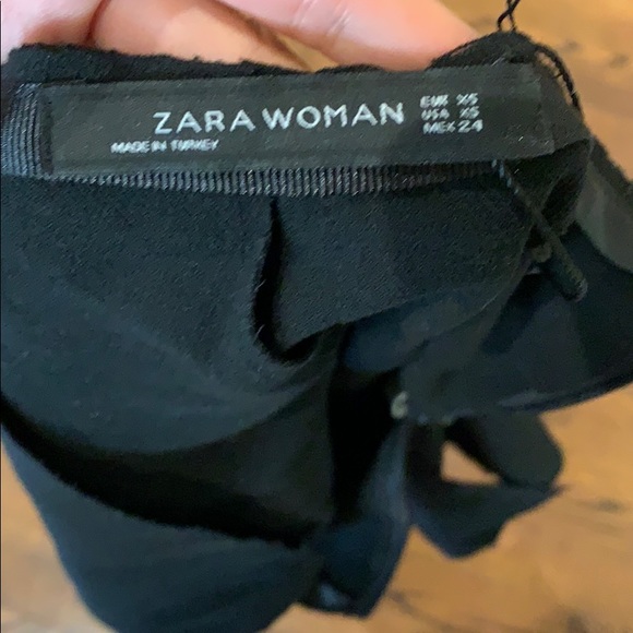 Zara skirt with cold and leather detail - Picture 2 of 3